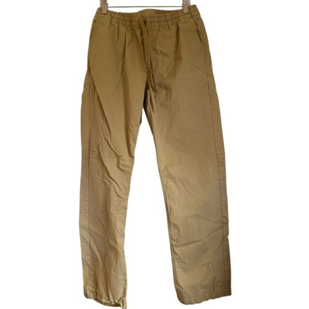 Vans Range Elastic Relaxed Fit Khaki Tan Pants Kids Small Skater Chino